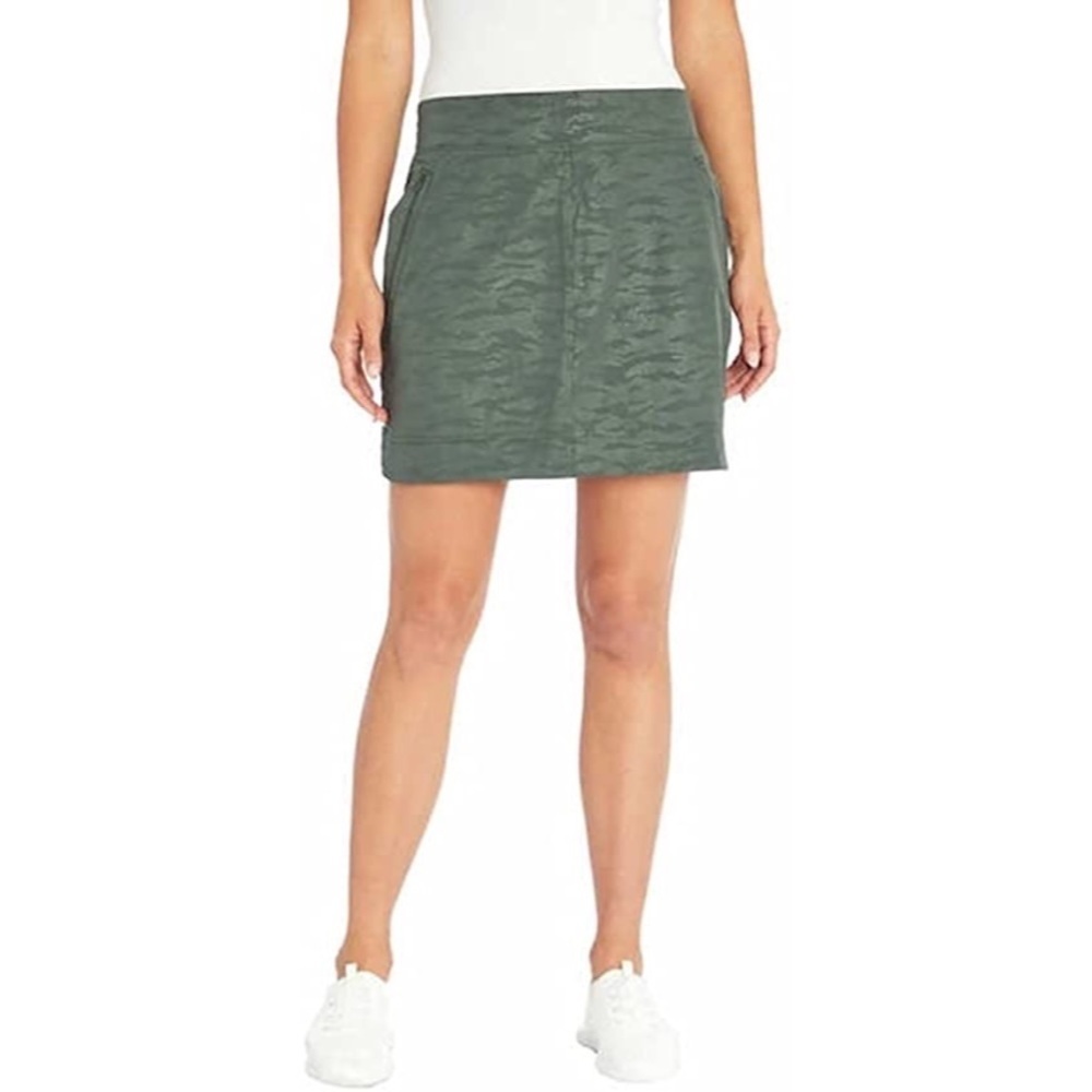 Orvis- Olive Green Women’s Embossed Travel Skort SM